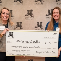 No Greater Sacrifice receives $1,300,000 from Johnny Mac Soldiers Fund to support children of fallen and severely wounded Service members
