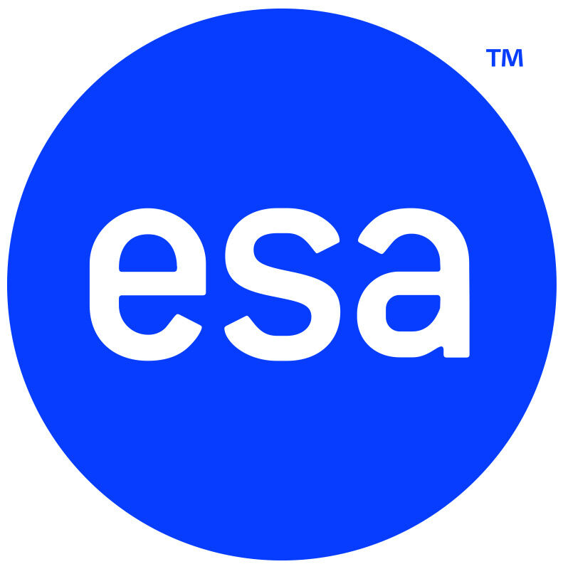 logo esa blue circle tm